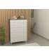 MD BLOCK Comoda 4 white drawers - Comodas and