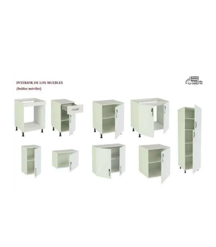 Cozinha completa 3m cinza Paris, elegante e funcional