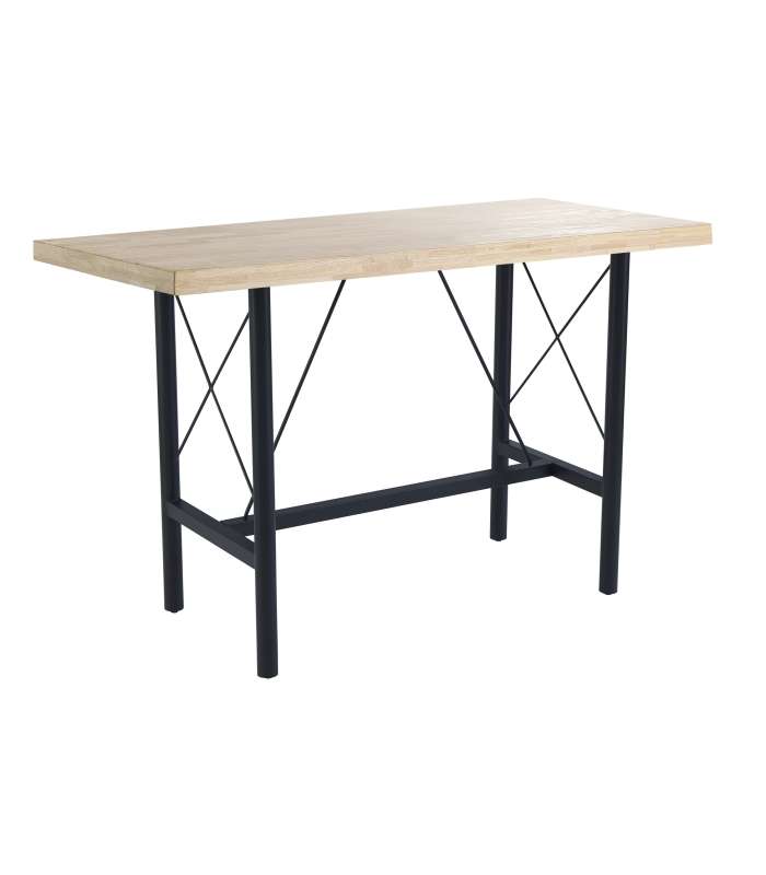 Adec High Table Bar loft loft Wild Oak and Black. -