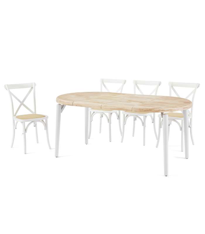 Buy Mesa extensible Natural de estilo urbano.