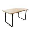 copy of Mesa de comedor fija Loft-180 Roble Nordish/Blanco 76 cm(alto)180 cm(ancho)100 cm(largo)