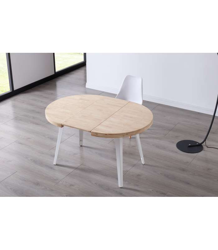 Buy Mesa extensible Natural de estilo urbano.