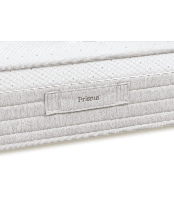 Matelas Prisma de Sonpura ressorts ensachés HR avec visco et une épaisseur de 21cm.