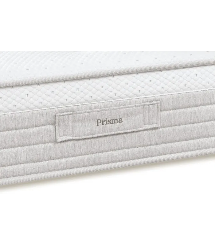 Matelas Prisma de Sonpura ressorts ensachés HR avec visco et une épaisseur de 21cm.