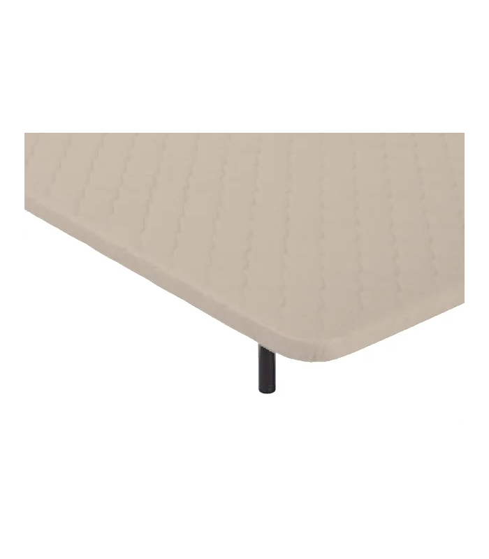 Base tapizada Maxi Somi de Colchones.es tapizado beige de 150x200.