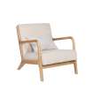 Butaca Tokio microfibra beige/madera, 65 cm(ancho) 83 cm(altura) 72 cm(fondo)