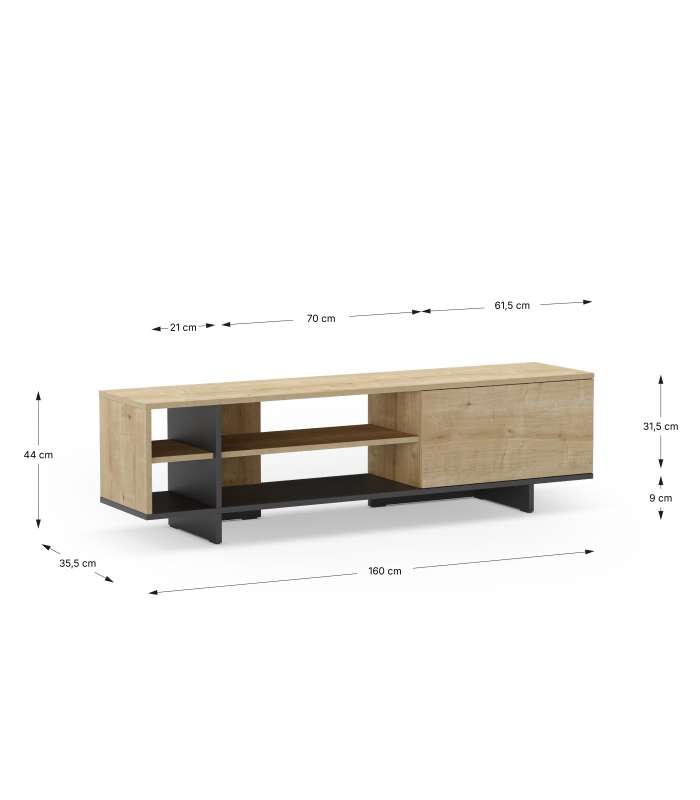 Mueble TV Celia con diseño moderno y funcionalidad práctica