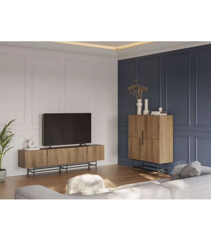 TV de móveis Elena com design moderno e funcionalidade máxima