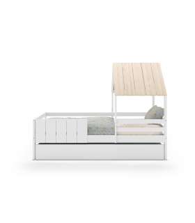 Buy CAMA NIDO 0.90 KIARA 90X190 BLANCO/NATURAL