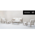 Hvea Set terrace garden table + 2 armchairs