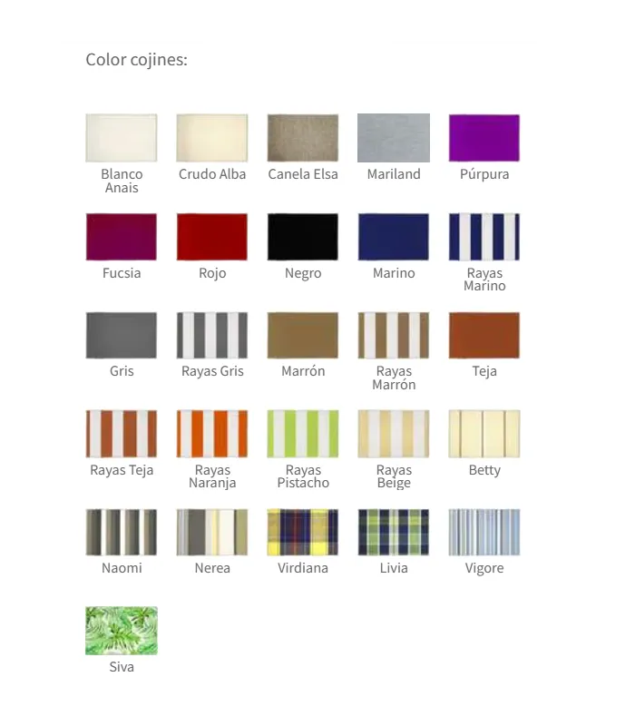 Conjunto jardín Kravi-8 en aluminio blanco