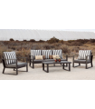 copy of Set garden terrace table + 2 armchairs steel Sulam-60.