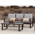 Hvea Set terrace garden table + 2 armchairs