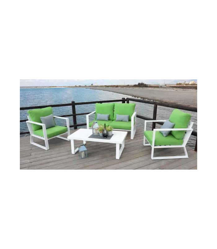 Hvea Set terrace garden table + 2 armchairs