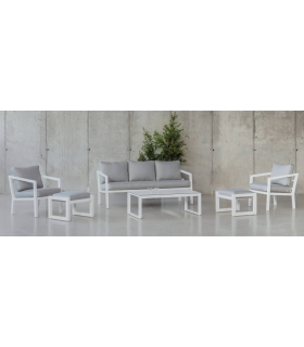 Hvea Set terrace garden table + 2 armchairs