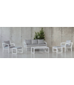 copy of Set garden terrace table + 2 armchairs steel Sulam-60.