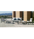 Hvea Set terrace garden table + 2 armchairs