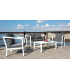 Hvea Set terrace garden table + 2 armchairs