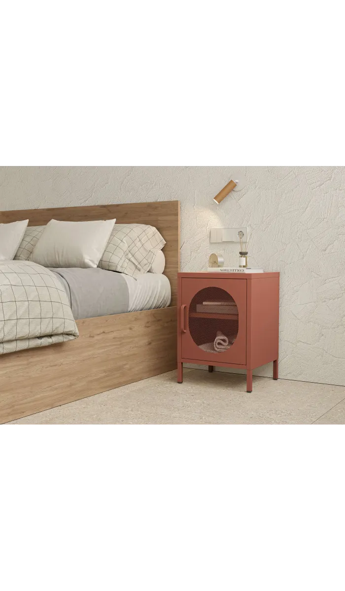 Mesita de noche Dora con diseño moderno y funcional