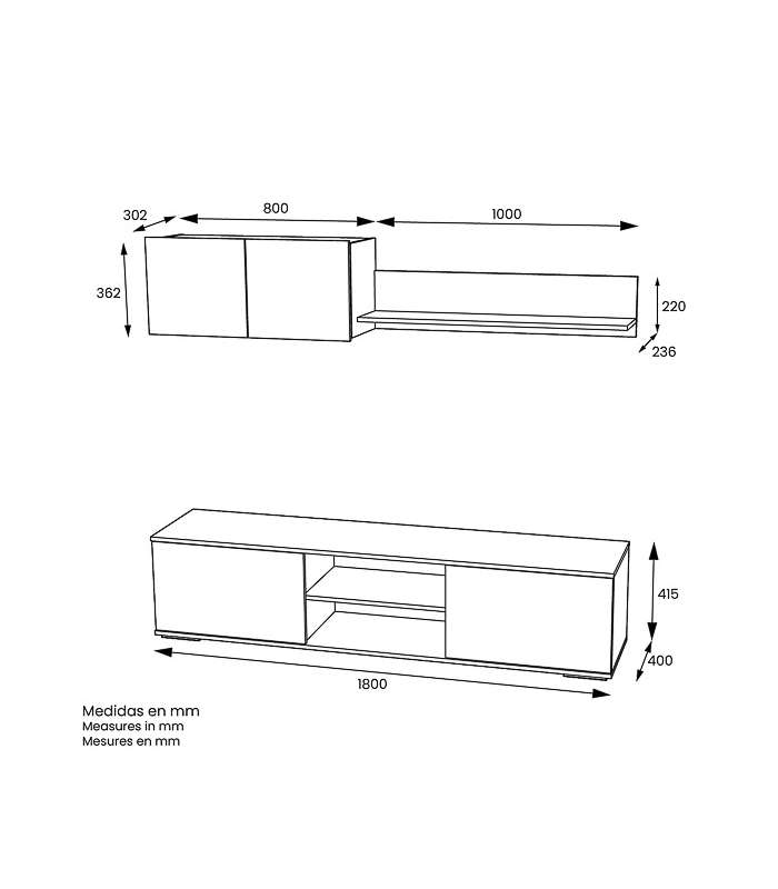 Mueble de salón: elegancia y funcionalidad en tu hogar