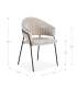 Lot de 2 chaises modèle Mali finition verte 79 cm (hauteur) 45 cm (largeur) 48 cm (longueur)