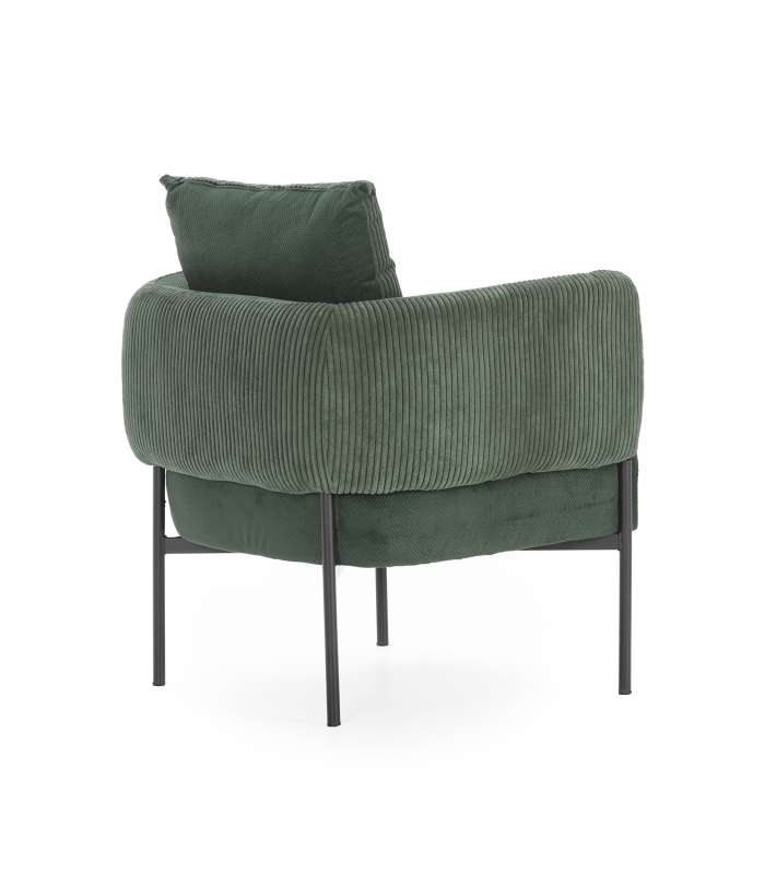 Lot de 2 chaises modèle Mali finition verte 79 cm (hauteur) 45 cm (largeur) 48 cm (longueur)