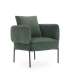 Lot de 2 chaises modèle Mali finition verte 79 cm (hauteur) 45 cm (largeur) 48 cm (longueur)