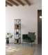 Lot de 2 chaises modèle Mali finition verte 79 cm (hauteur) 45 cm (largeur) 48 cm (longueur)