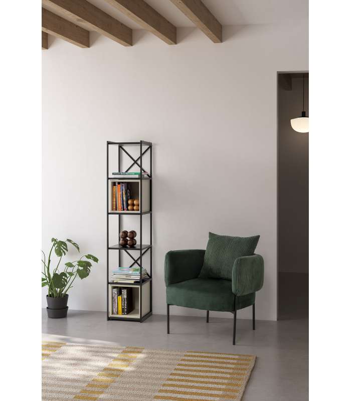Lot de 2 chaises modèle Mali finition verte 79 cm (hauteur) 45 cm (largeur) 48 cm (longueur)