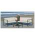Hvea Set terrace garden table + 2 armchairs