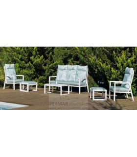 Hvea Set terrace garden table + 2 armchairs