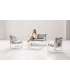 Hvea Set terrace garden table + 2 armchairs