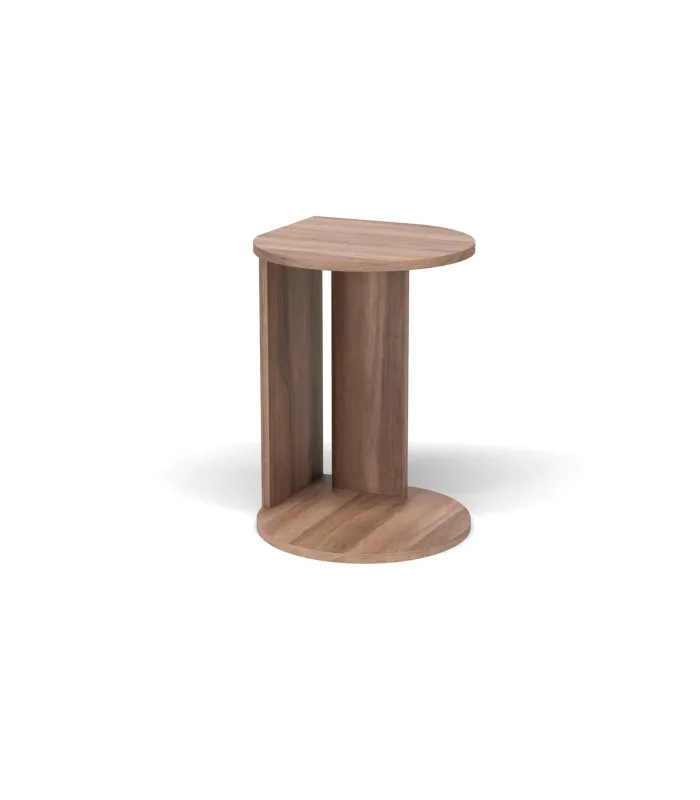 Mesa velador elegante para salón, diseño compacto y funcional