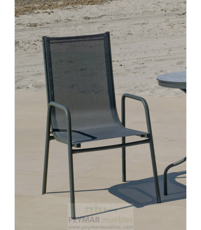 Hva Fauteuil de terrasse de jardin Brasil-3 acier 78