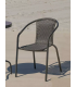 HVA Tabelas externas Conjunto de mesa + 2 poltronas para terraço