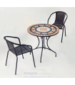 cópia do conjunto de mesa + 2 poltronas para terraço jardim Dorian/brasil-60/2,