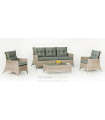 copy of Conjunto terraza, jardín mesa+4 sillones+4 cojines Bahia -909 /4+4C.