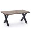 copy of Fixed lounge table Loft in wild oak white or black structure.