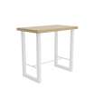 Mesa Alta Bar loft roble nordish/blanco, 100 cm(alto)120 cm(ancho)70 cm(largo)
