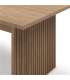 Mesa de comedor rectangular fija estilo moderno elegante
