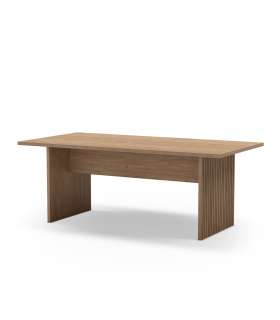 Mesa para comedor extensible Md-Dimitri acabado roble.