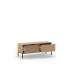 Mueble aparador modelo Doric 3 puertas 3 cajones interiores acabado blanco.