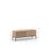 Mueble aparador modelo Doric 3 puertas 3 cajones interiores acabado blanco.