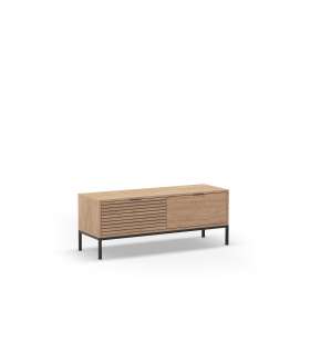 Mueble aparador modelo Doric 3 puertas 3 cajones interiores acabado blanco.