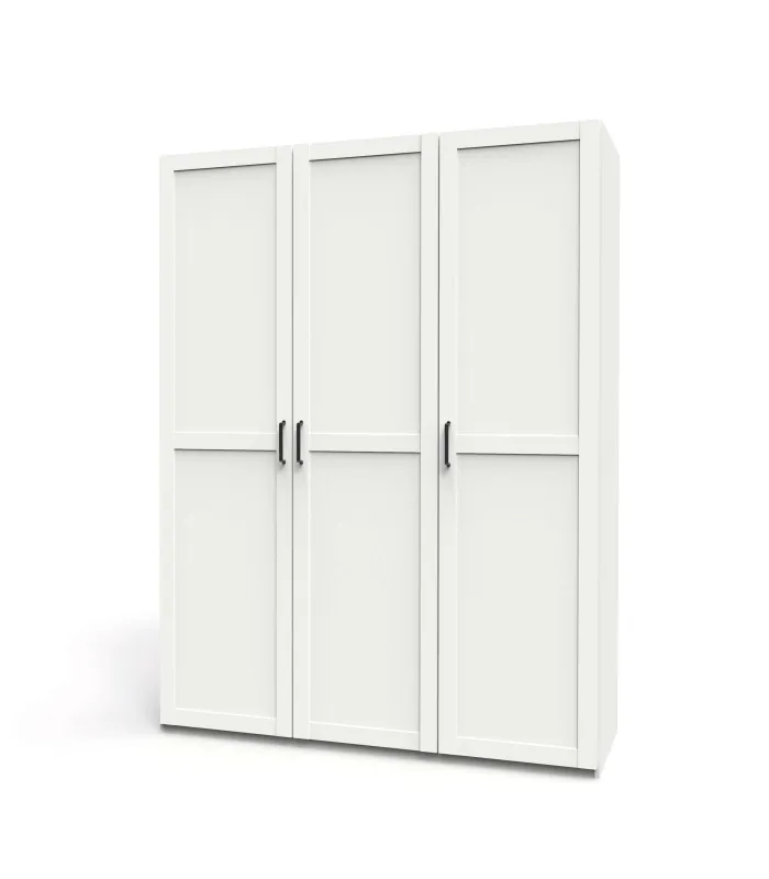 Armario ropero Coimbra con puertas abatibles.