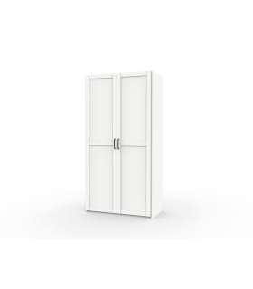 Armario ropero Coimbra con puertas abatibles.