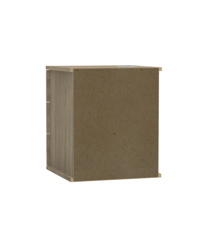 Frs Bedside Table 2 oak or white drawers -