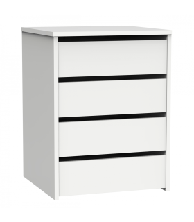 Bloc-tiroirs Turin pour armoire de 100 cm en deux couleurs.
