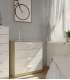 MD BLOCK Comoda 4 white drawers - Comodas and