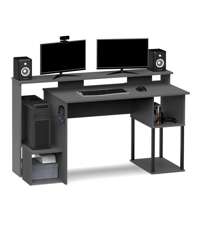 Ptarch Bureau en chêne de Turin et blanc. -